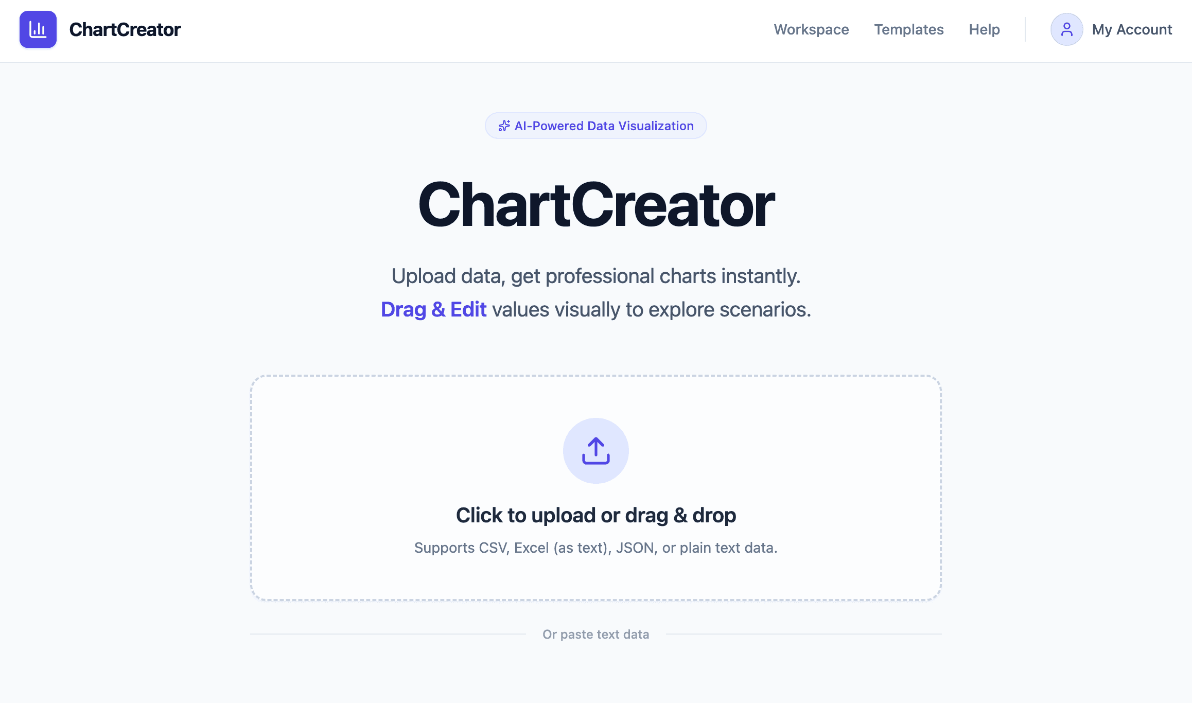 ChartCreator UI